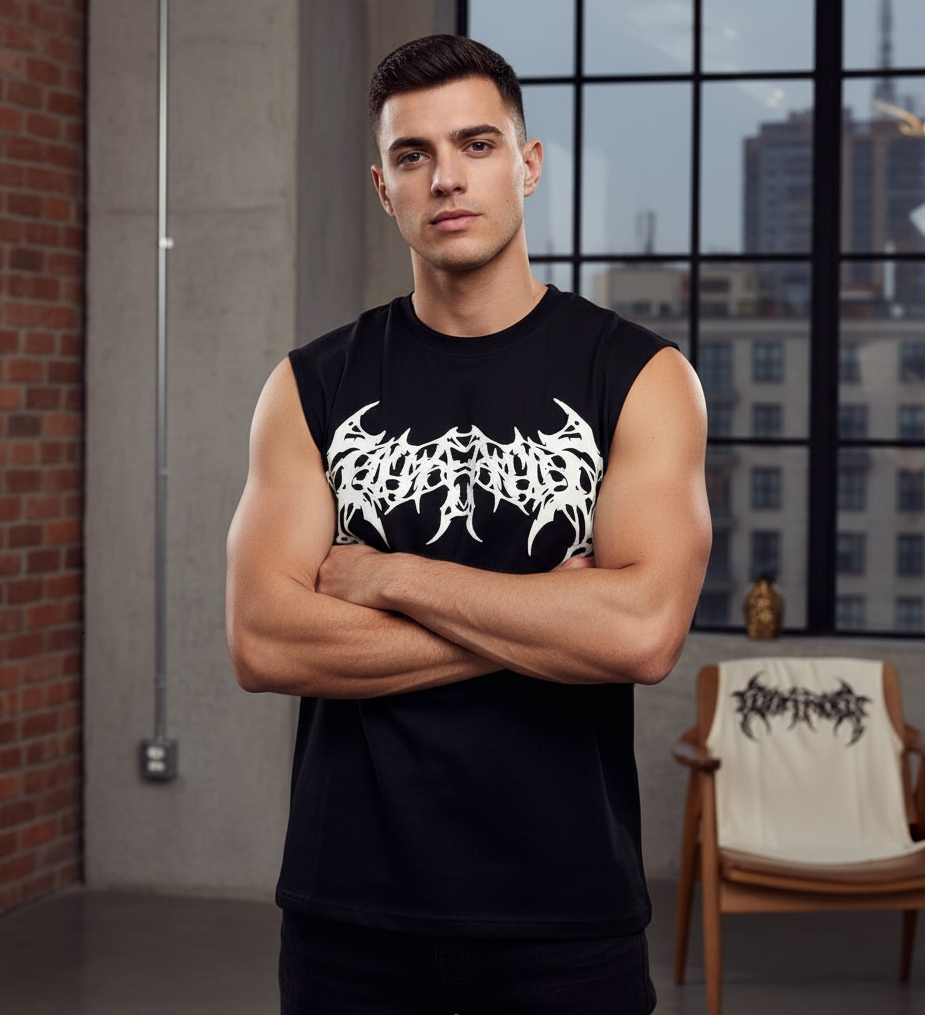 Shadow Script - Sleeveless Tee