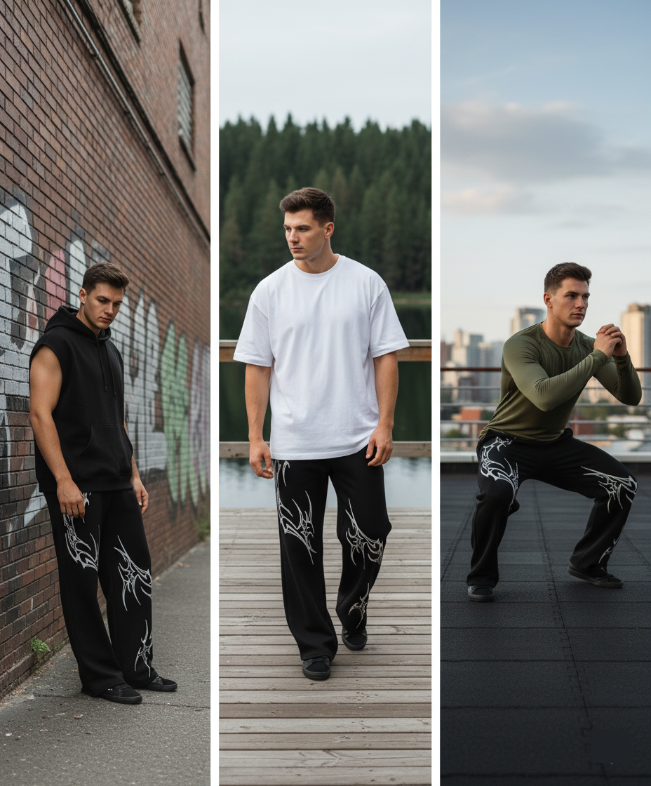Baggy Sweat Pant | Relaxed Street Fit (Flame Edition)