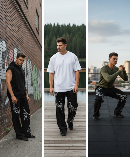 Baggy Sweat Pant | Relaxed Street Fit (Flame Edition)