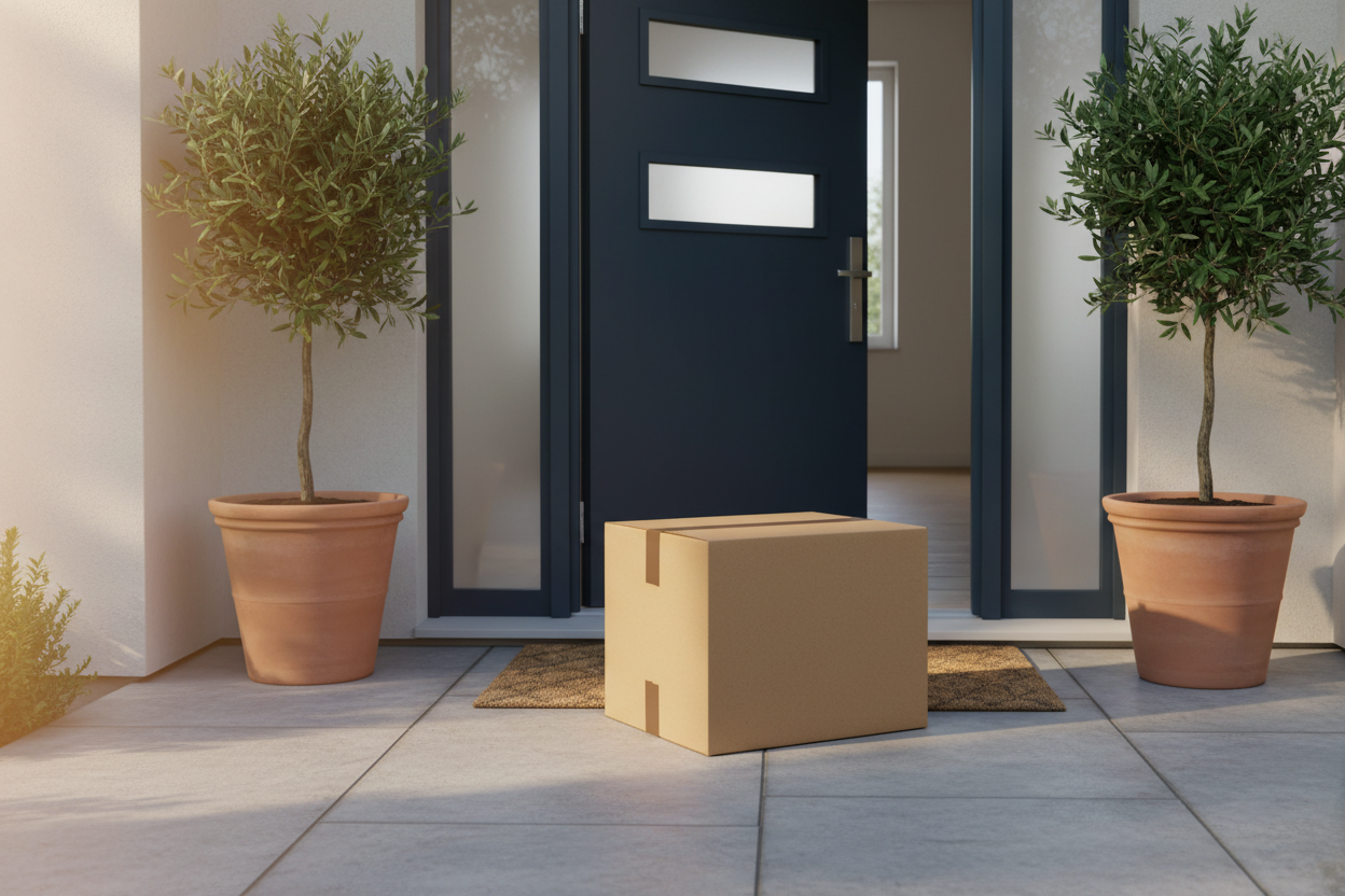 But its not showing anything related to doorstep delivery